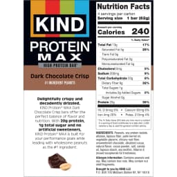 KIND Protein Max Dark Chocolate Crisp 8.7 OZ 4 Count - Thumbnail 11