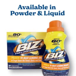 BIZ Stain and Odor Eliminator Powder for Tough Stains, 60 oz - Thumbnail 4
