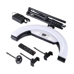 Vivitar Creator Series 18" RGB Foldable Ring Light with Stand, MagSafe-Compatible Phone Mount, Dual USB Charging, Wireless Remote, Adjustable Tripod - Thumbnail 7