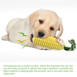 Dog Chew Toys for Chewers, Indestructible Tough Durable Interactive Dog Toys, Puppy Teeth Chew Corn Stick Toy for Small Meduium Large Breed - Thumbnail 4
