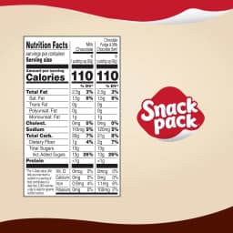 Snack Pack Milk Chocolate and Chocolate Fudge & Milk Chocolate Pudding, 3.25 oz Pudding Cups, 12 Count Family Pack - Thumbnail 7