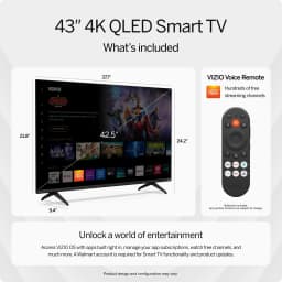 VIZIO 43" Class Quantum 4K QLED HDR Smart TV (VQD43R-10) - Thumbnail 3