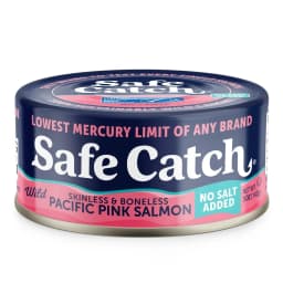 Safe Catch Wild Skinless & Boneless Pacific Pink Salmon, No Salt Added, 3 Pack, 5 oz Cans – Mercury Tested Canned Salmon - Thumbnail 2