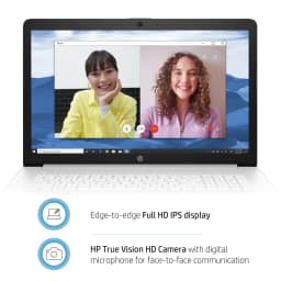 HP 17.3" FHD, Intel Core i5-1135G7, 8GB RAM, 512GB SSD, Natural Silver, Windows 11 Home, 17-by4061nr - Thumbnail 3