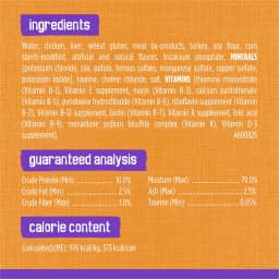 Purina Friskies Meaty Bits Chicken Dinner in Gravy Wet Cat Food, 13.5 oz Can - Thumbnail 5