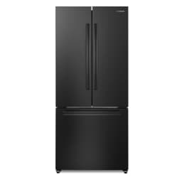 Cosmo 30 in. Vista Coll 17.5 cu. ft. Counter Depth 3-Door French Door Refrigerator, Handles, Matte Black - Thumbnail 1