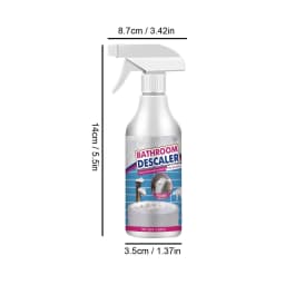 Bathroom Cleaner Spray Multipurpose Shower Cleaning Sprays Tile Faucet Descaler for Tub Toilet and Kitchen 60ml - Thumbnail 2