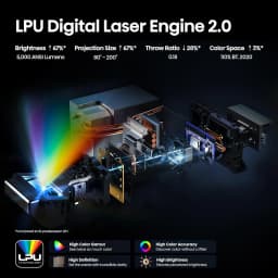 Restored Hisense L9Q Ultra Short Throw Triple Laser Projector 4K UHD Dolby Vision & Atmos - Thumbnail 3