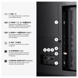 Hisense 55" M7 Series Mini-LED QLED 4K UHD Google Smart TV (55M7SG, 2026 Model) - Hi - QLED, MiniLED, Motion Rate 240 - Thumbnail 17