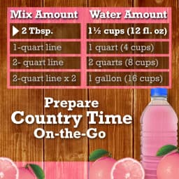 Country Time Pink Lemonade Powdered Drink Mix, 1 Canister, for Flavorful Hydration and Shareable Refreshment, Naturally Flavored with Other Natural - Thumbnail 2