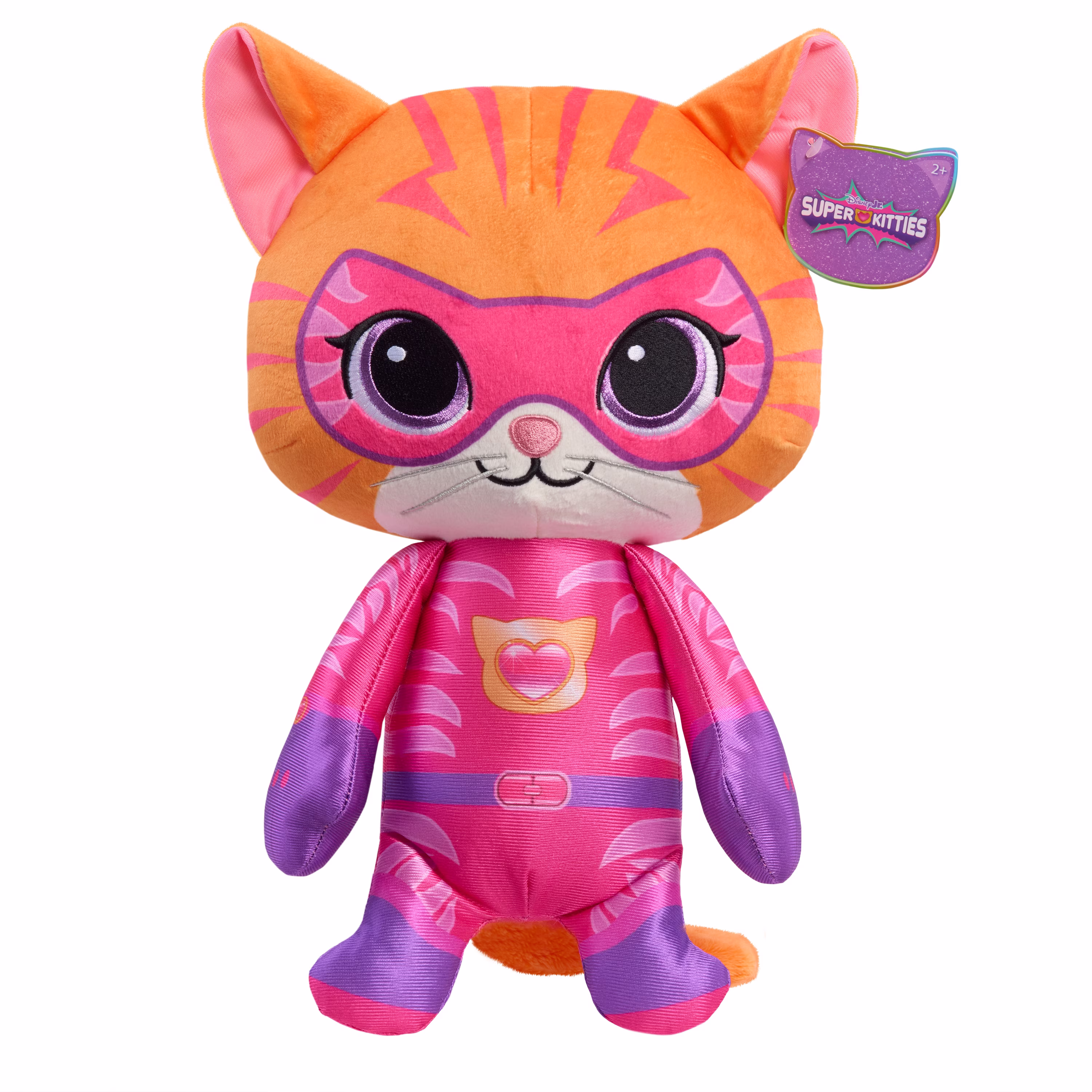 Disney Jr. SuperKitties 15-inch Large Plush Ginny Stuffed Animal, Toy for Kids Ages 2 and up - Thumbnail 1