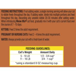 Meow Mix Gravy Coated Kibble Mix, Chicken Flavor Dry Cat Food, 3 Lb. Bag - Thumbnail 5