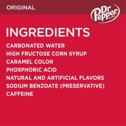 Dr Pepper Soda Pop, 12 fl oz, 24 Pack Cans - Thumbnail 8