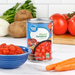 Great Value Diced Tomatoes in Tomato Juice, 14.5 oz Can - Thumbnail 2
