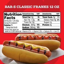 Bar-S Classic Franks, 8-Count, 12 oz - Thumbnail 6