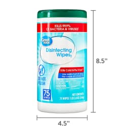 Great Value Disinfecting Wipes, Fresh Scent, 75 Count - Thumbnail 7
