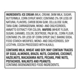 Great Value Vanilla Flavored Ice Cream Sandwiches, 42 fl oz, 12 Pack - Thumbnail 4