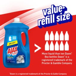 Ajax Extreme Clean Foaming Dish Soap, Deep Cleaning, Grease-Cutting, 85 fl oz - Thumbnail 6