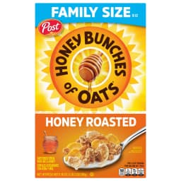 Honey Bunches of Oats Honey Roasted Breakfast Cereal with Oats and Granola Clusters, 18 oz Box - Thumbnail 9