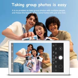 Vlog Selfie Monitor Screen Compatible with Phone, Magnetic Wireless Rear Camera Phone Monitor with 164FT Range, Live Streaming (Black) - Thumbnail 9