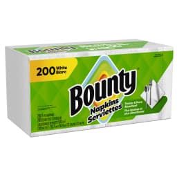 Bounty Paper Napkins, White, 200 Count - Thumbnail 10