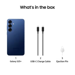 Samsung Galaxy S25 Plus 256GB US Version, Unlocked Android Smartphone with 50MP Camera, 8K Video, Long Battery, Navy - Thumbnail 10