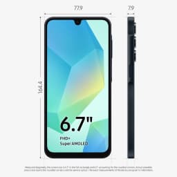 Samsung Galaxy A16 5G A Series 128GB Unlocked Android Cell Phone with 50MP Camera, Blue Black - Thumbnail 2