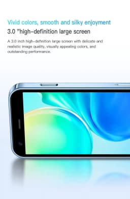 SOYES XS15 Android 8.1 2GB RAM 16GB ROM Ultra-thin 3 Inch Dual SIM Smart Phone, Blue - Thumbnail 11