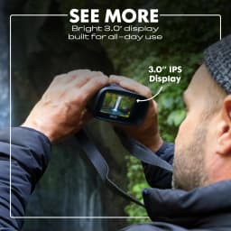 Minolta 10x25 Digital Night Vision Monocular w/Built-in 4K HD Video Camera (Black) - Thumbnail 3