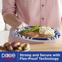 Dixie Ultra Disposable Paper Plates, 10", Multi-Color, 50 Count - Thumbnail 3