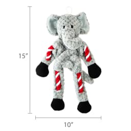 Vibrant Life Cozy Buddy Rope Elephant Dog Toy, Chew Level 1 - Thumbnail 5