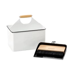 Behrens Portable Galvanized Steel Dustpan and Brush Broom Set, Black - Thumbnail 7