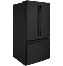 GE GNE27JGMBB 27.0 Cu. Ft. Freestanding French Door Refrigerator - Thumbnail 3