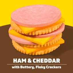 (5 pack) Lunchables Ham & Cheddar Value Pack, 1.9 oz Pack - Thumbnail 4