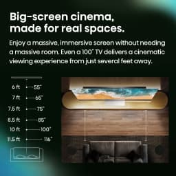 Hisense 100" U7 Mini-LED ULED 4K UHD Smart Google TV (100U7SG, 2026 Model) - Hi - QLED MiniLED , Native 165Hz, VRR 330 - Thumbnail 19