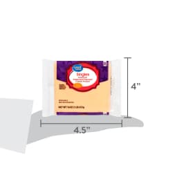 Great Value Individually Plastic Wrapped Singles American Cheese Product, 16 oz, 24 Slices - Thumbnail 8