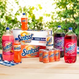 Sunkist Zero Sugar Orange Soda Pop, 12 fl oz, 12 Pack Cans - Thumbnail 6