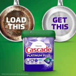 Cascade Platinum Plus Dishwasher Detergent Pacs, Fresh, 11 Count - Thumbnail 2