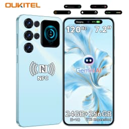 Unlocked Cell Phone Rear Secondary Screen Design Oukitel C68 Plus 24gb(8+16expansion)+256gb Lightweight Smartphone 6000mAh Battery 7.2Inch 64mp+8mp Mobile Phone for Urban Elites Daily Use - Thumbnail 1