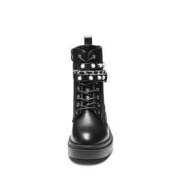 DREAM PAIRS Women's Fashion Platform Combat Boots Lace Up Lug Sole Goth Ankle Booties Shoes - Thumbnail 2