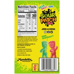 SOUR PATCH KIDS Soft & Chewy Gummy Candy, 3.5 oz - Thumbnail 15