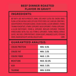 Vibrant Life Beef Dinner Roasted Flavor in Gravy Wet Cat Food, 3 oz Can - Thumbnail 8