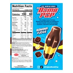 Bomb Pop Banana Fudge Freeze Ice Pop, Frozen Freezer Dessert, 12 Pack - Thumbnail 8