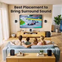 Surround Sound Systems Home Theater System - 800 Watts Peak Power 6.5" Subwoofer 5.1/2.1 Wired Stereo Speakers - Thumbnail 8