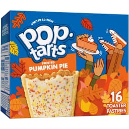 Pop-Tarts Frosted Pumpkin Pie Toaster Pastries, Breakfast Foods, Shelf-Stable, 27 oz (16 Count) - Thumbnail 1