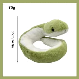 Soft Snake Doll Toy Baby Doll, Suitable for Girls Birthday Gift, Christmas Plush Toy Gift for Christmas Gifts - Thumbnail 3