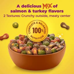 Meow Mix Tender Centers Vitality Bursts, Salmon & Turkey Flavor, Dry Cat Food, 14.2 lb. Bag - Thumbnail 5