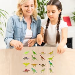 ToysYGift Toys for Girls Boys 3-6 Years Mini Dinosaur Party Pack Plastic Mini Education Dinosaur Animals Toys Funny Party Gifts Children's Plastic - Thumbnail 2