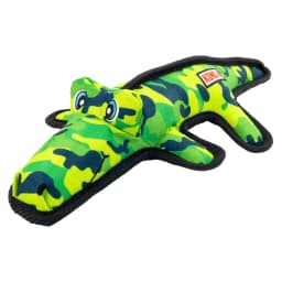 KONG® Ballistic® Durable Plush Squeaker Dog Toy, Alligator, Medium/Large - Thumbnail 1