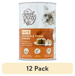 (12 pack) Special Kitty Chicken & Tuna Dinner Pate Wet Cat Food, 22 oz Can - Thumbnail 1